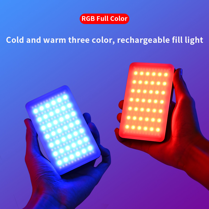 Photography Lighting Board - RGB Video Light Portable LED Camera