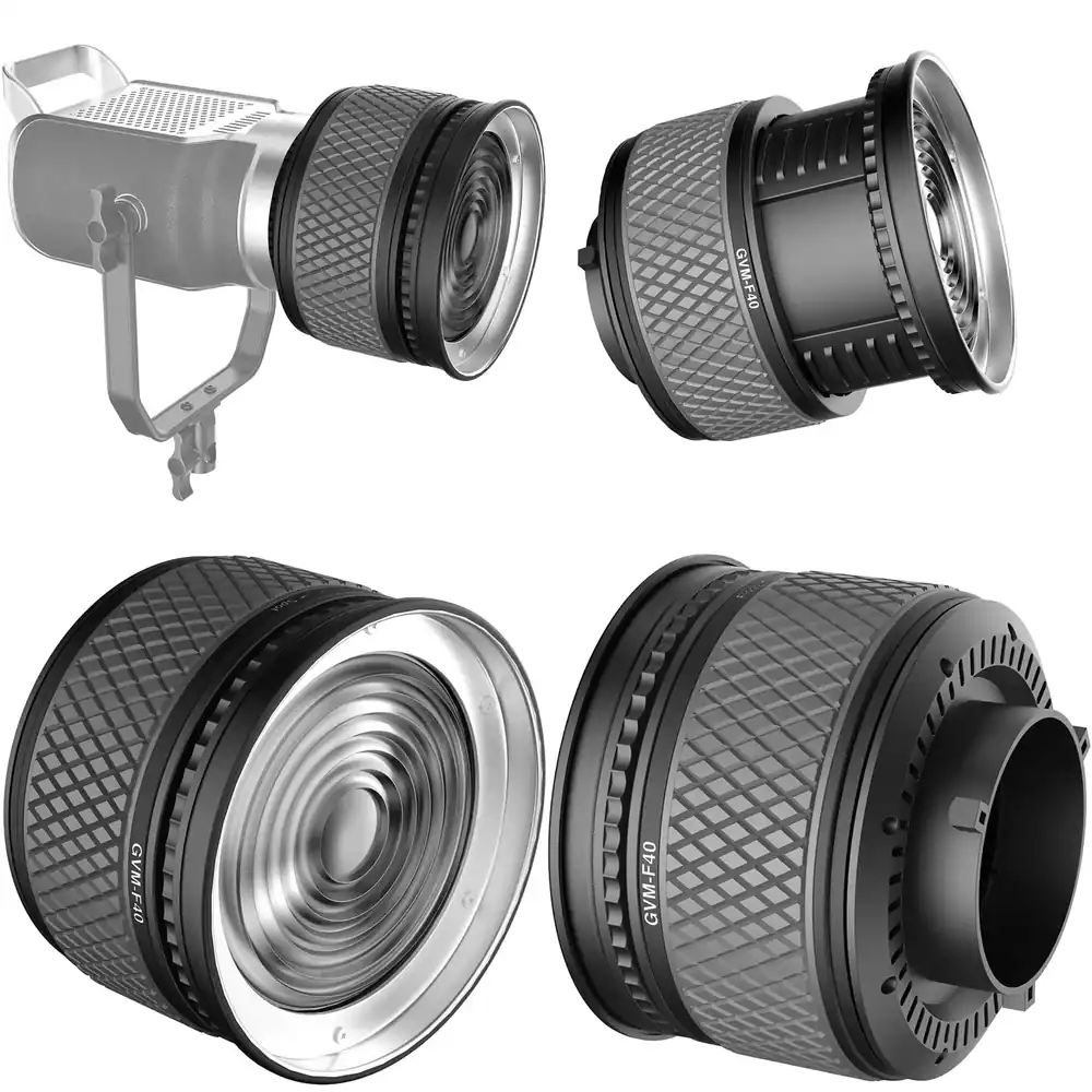 GVM Official F40 Fresnel Lens  - đánh giá và giá Photography Lighting Design