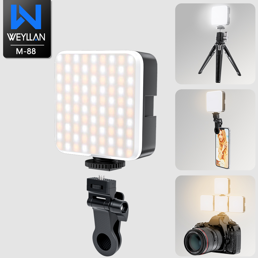 WEYLLAN M-88 2000mAh LED Video - đánh giá và giá Photography Lighting Brands