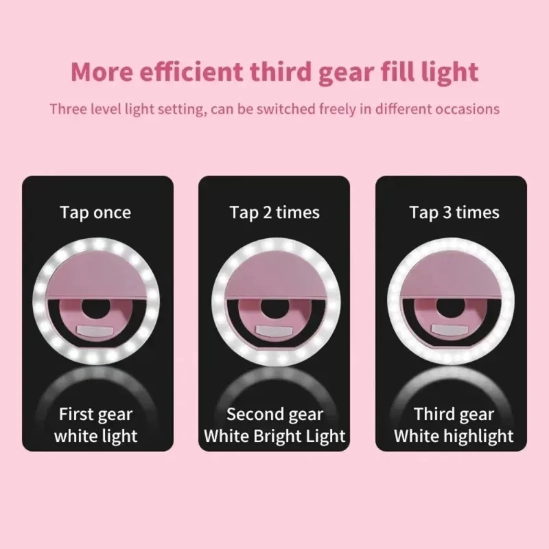 1-4pcs LED Selfie Ring Fill Li - đánh giá và giá Photography Lighting Effects