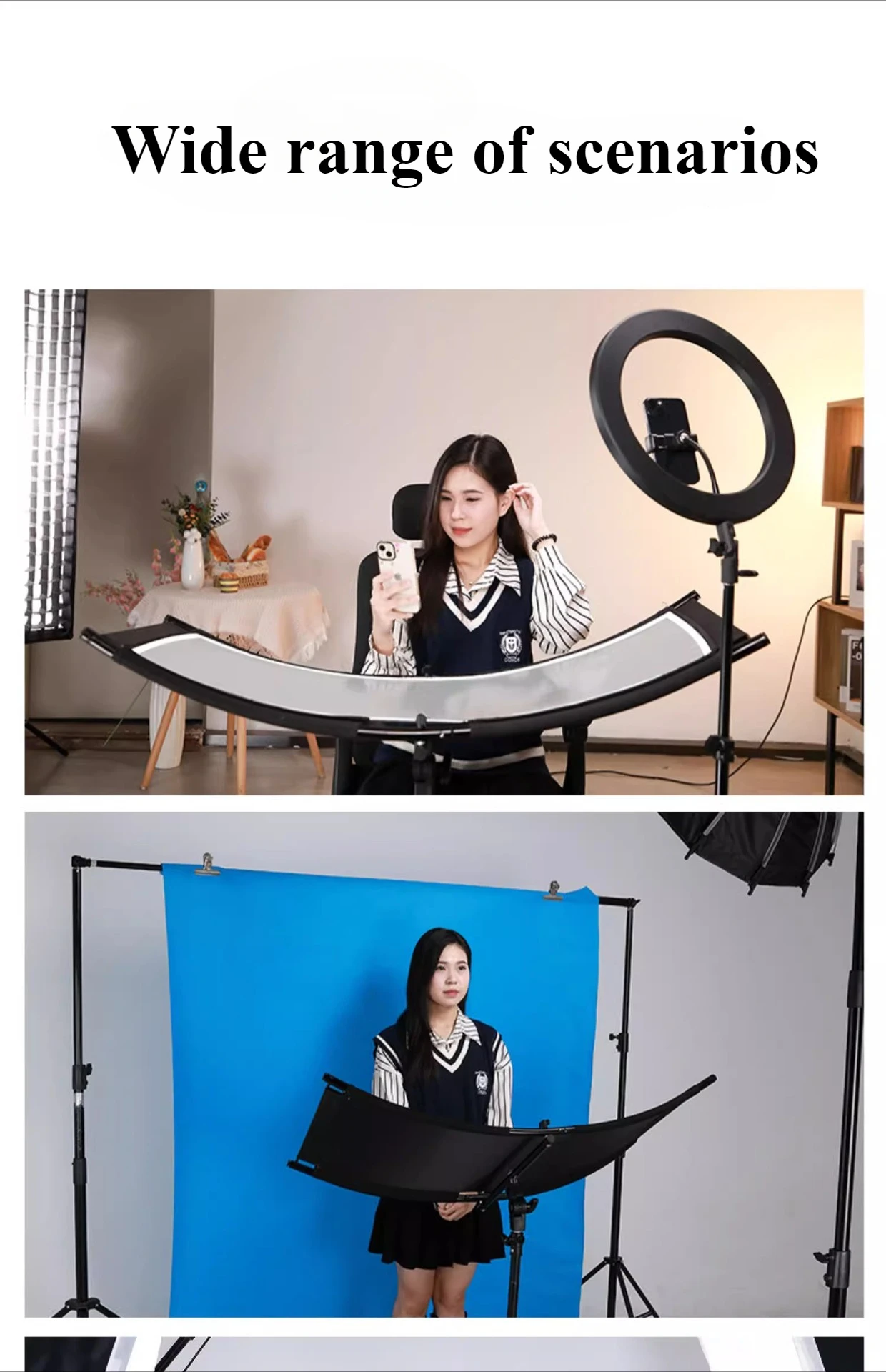 4-Color Cloth U-Type Reflector - đánh giá và giá Photography Lighting Types
