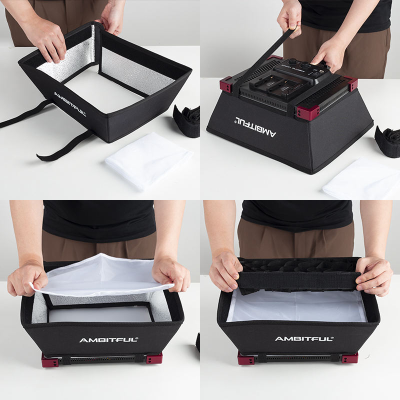 AMBITFUL LEDP60C Dedicated Sof - đánh giá và giá Photography Lighting Brands