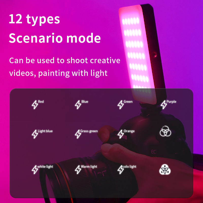 RGB Video Light Portable LED C - đánh giá và giá Photography Lighting Board