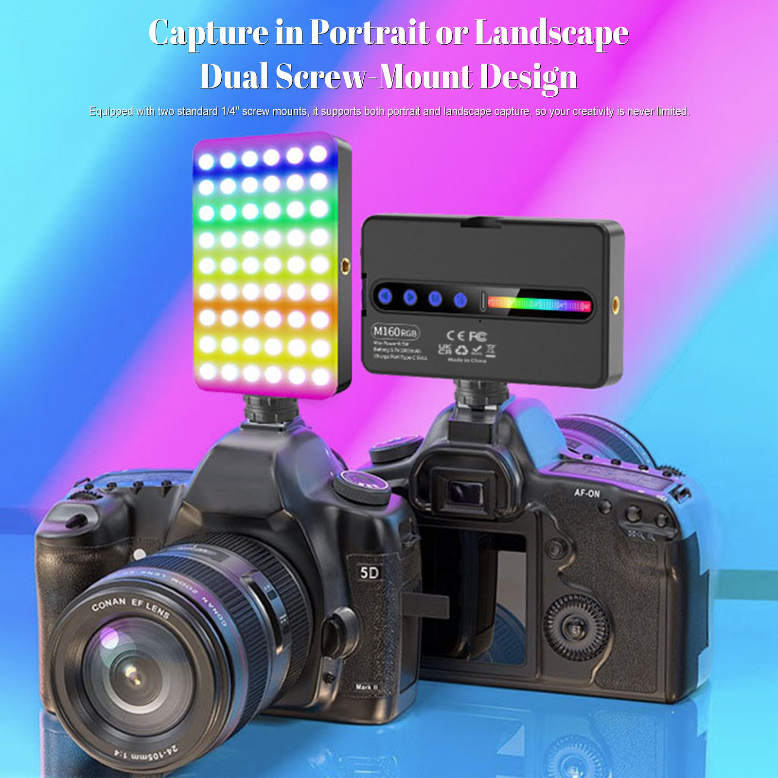 6.5W RGB LED Video Light 2700K - đánh giá và giá Photography Lighting Types