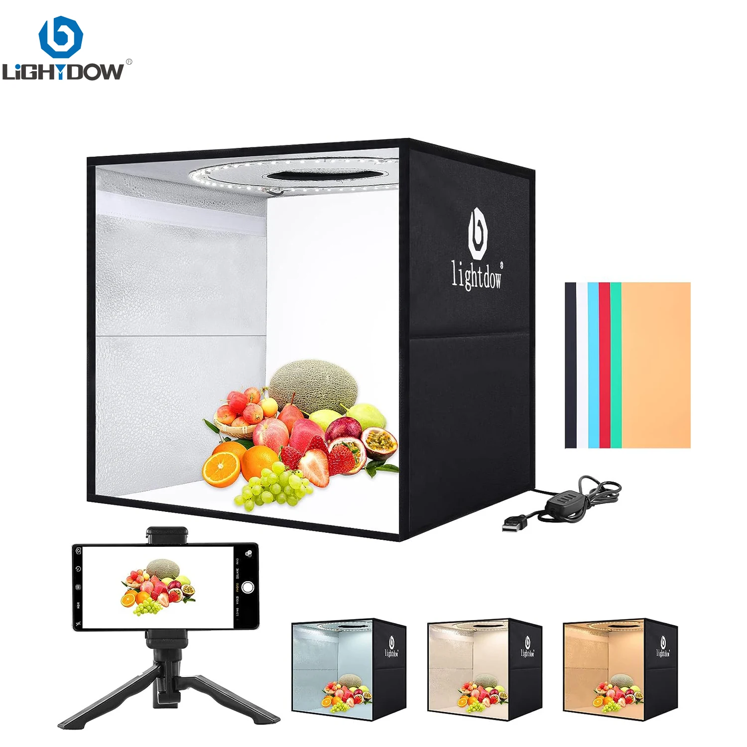 Lightdow Photo Studio Light Bo - đánh giá và giá Photography Led Lighting Kit