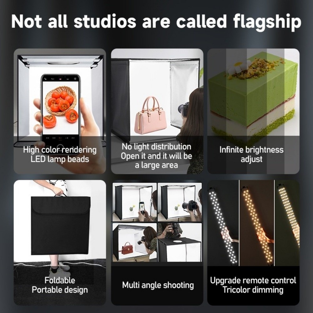 45/65cm LED Soft Light Box Min - đánh giá và giá Photography Lighting Board