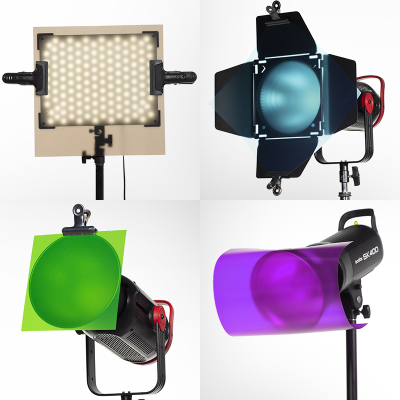 Color Gel Filter Film + Carryi - đánh giá và giá Photography Led Lighting Kit