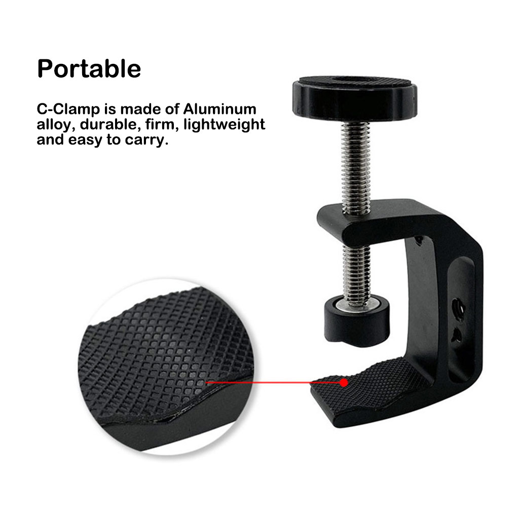 C- Shaped Clamp Aluminum Alloy - đánh giá và giá Photography Lighting Types