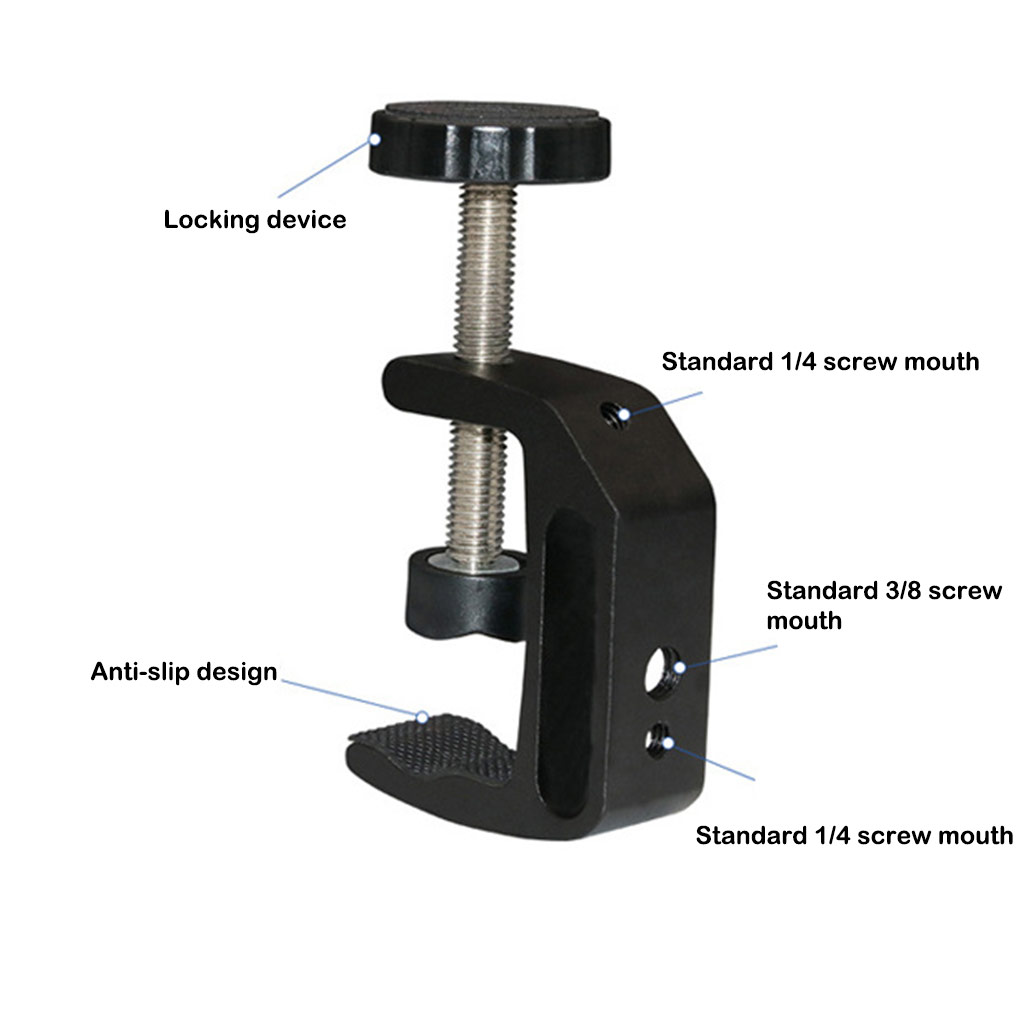 C- Shaped Clamp Aluminum Alloy - đánh giá và giá Photography Lighting Types