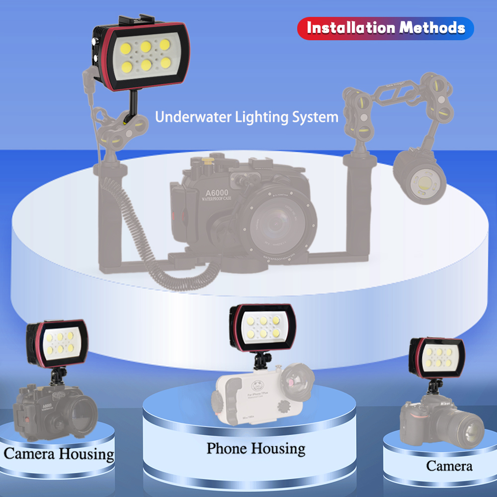 Seafrogs 40Meter Waterproof LE - đánh giá và giá Photography Lighting Brands