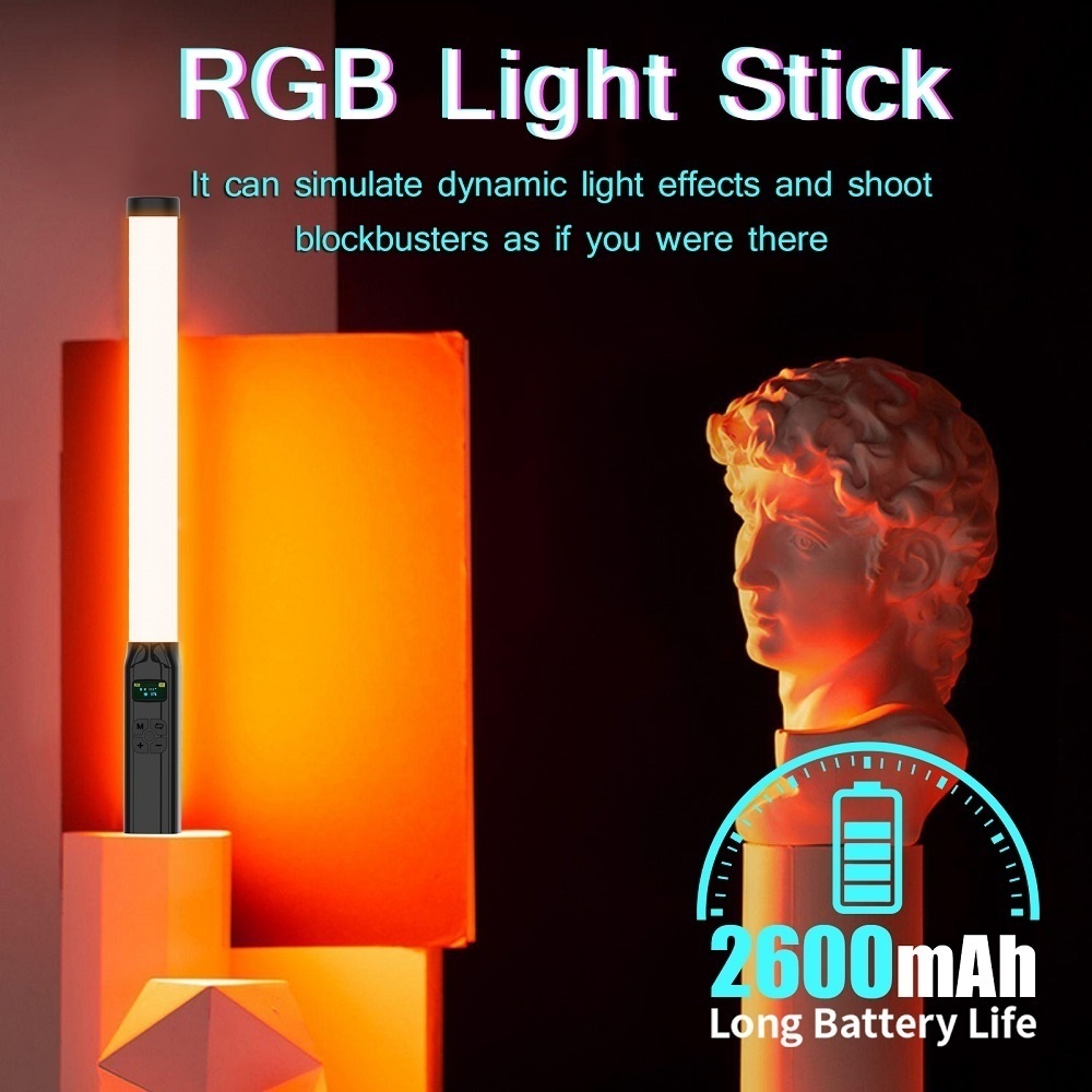 50CM RGB Stick Light Wand Ligh - đánh giá và giá Photography Lighting Types