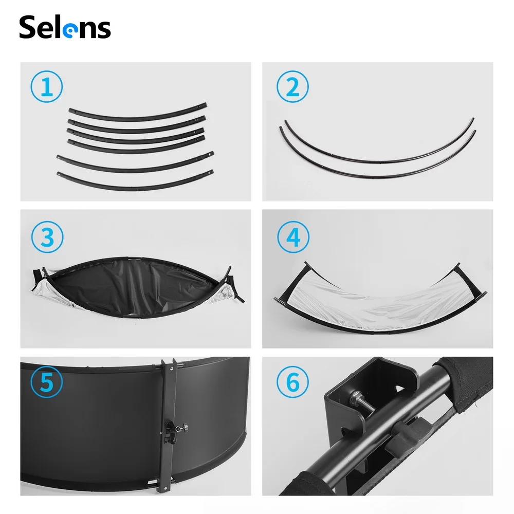 Selens 4-IN-1 U-typed 105x260c - đánh giá và giá Photography Lighting Types