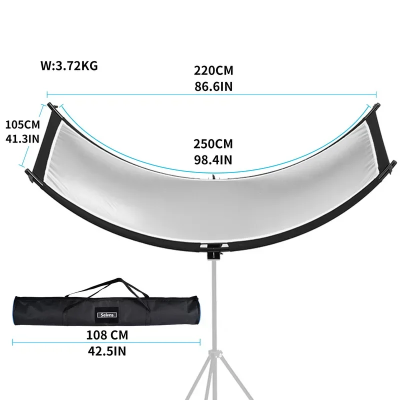 Selens 4-IN-1 U-typed 105x260c - đánh giá và giá Photography Lighting Types