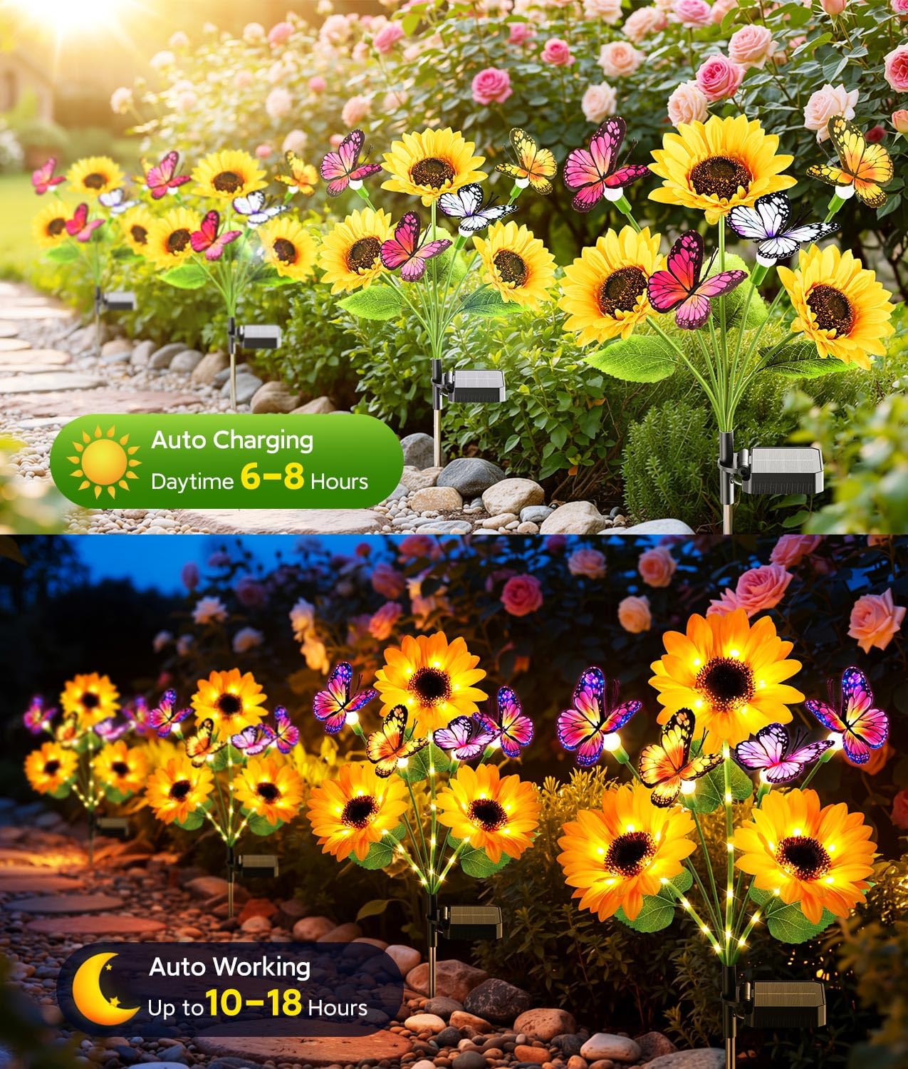 Solar Garden Lights Outdoor De - đánh giá và giá Flower Photography Led Lighting Pack