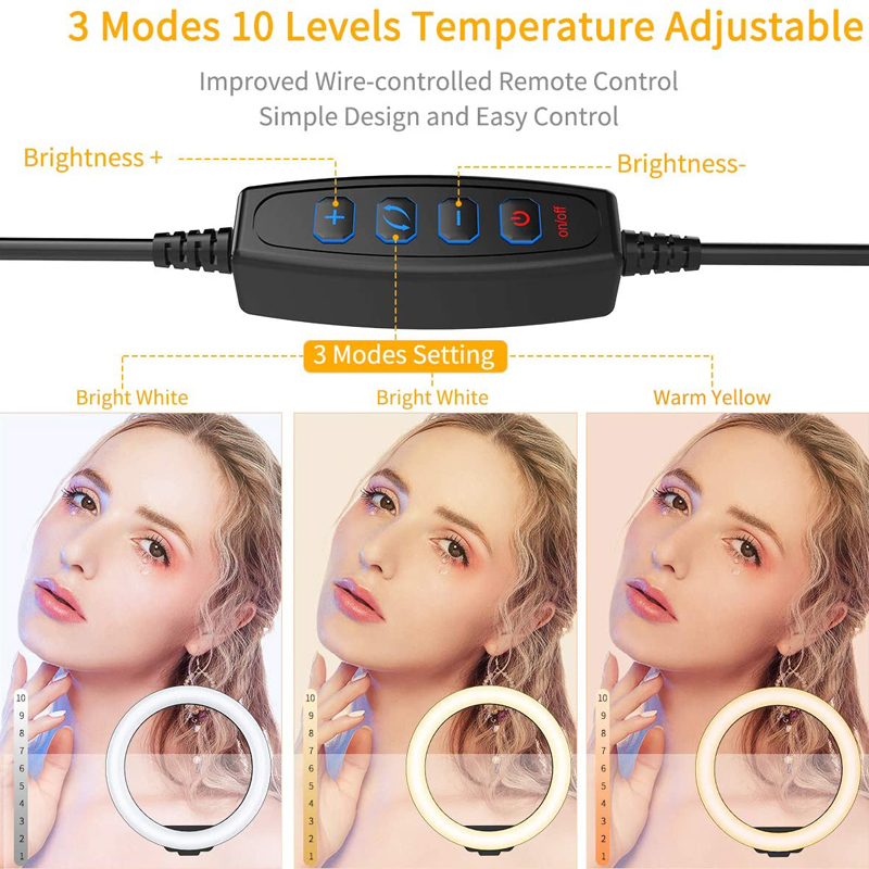 10 inch Selfie Ring Light Phot - đánh giá và giá Photography Lighting Tool