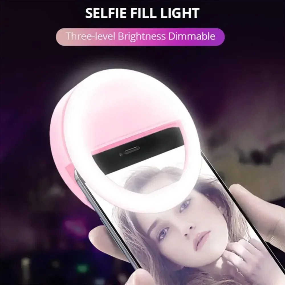LED Selfie Ring Light Mobile P - đánh giá và giá Photography Lighting Effects