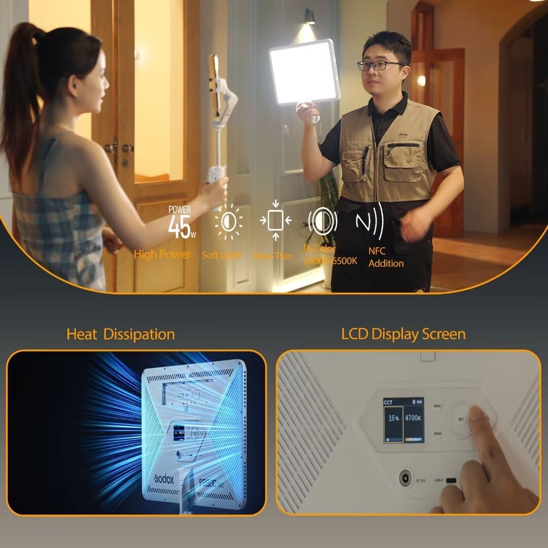 Godox P260C Pro LED Video Ligh - đánh giá và giá Photography Lighting Board
