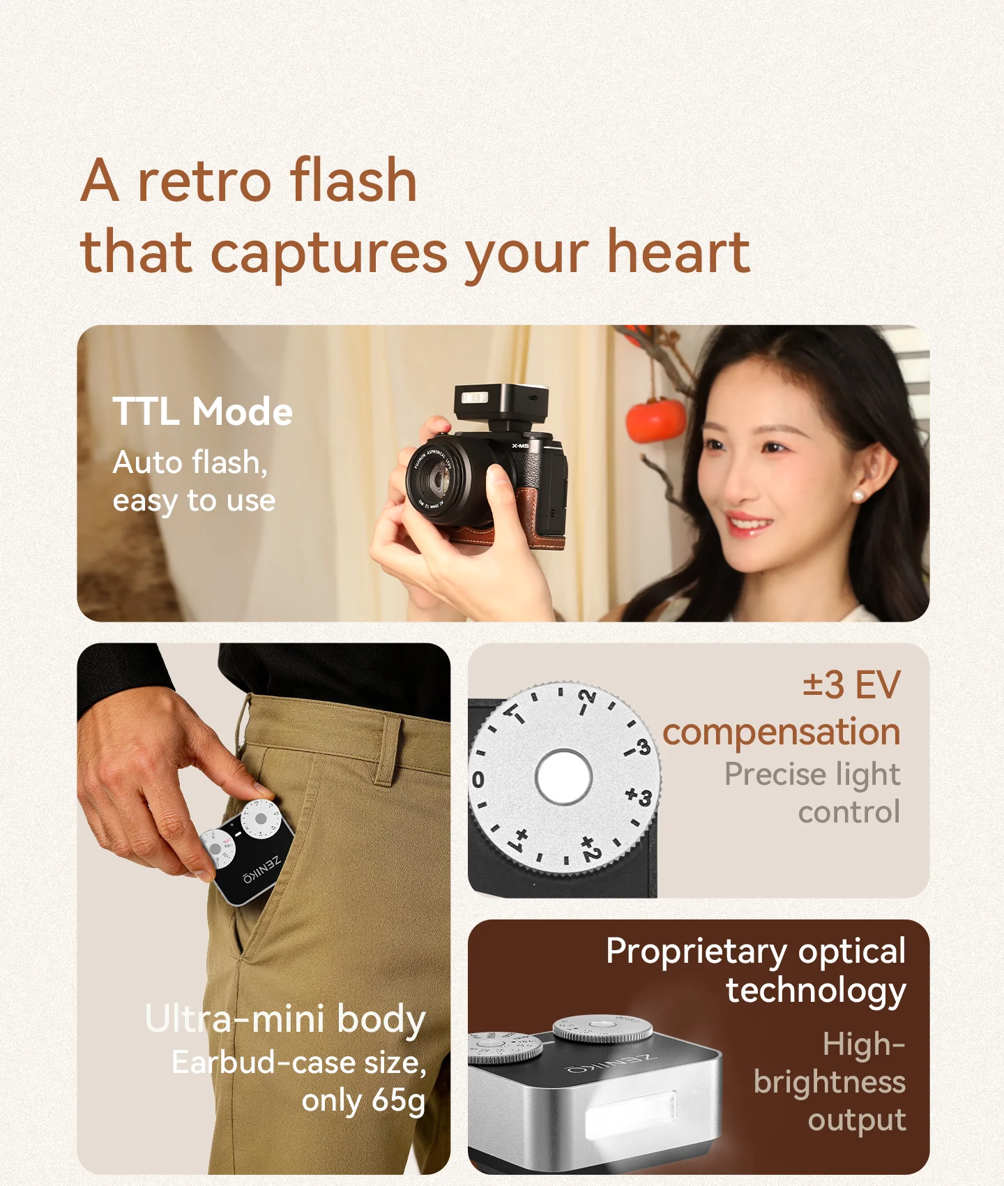 ZENIKO ZT12 Compact Retro TTL  - đánh giá và giá Photography Lighting Brands