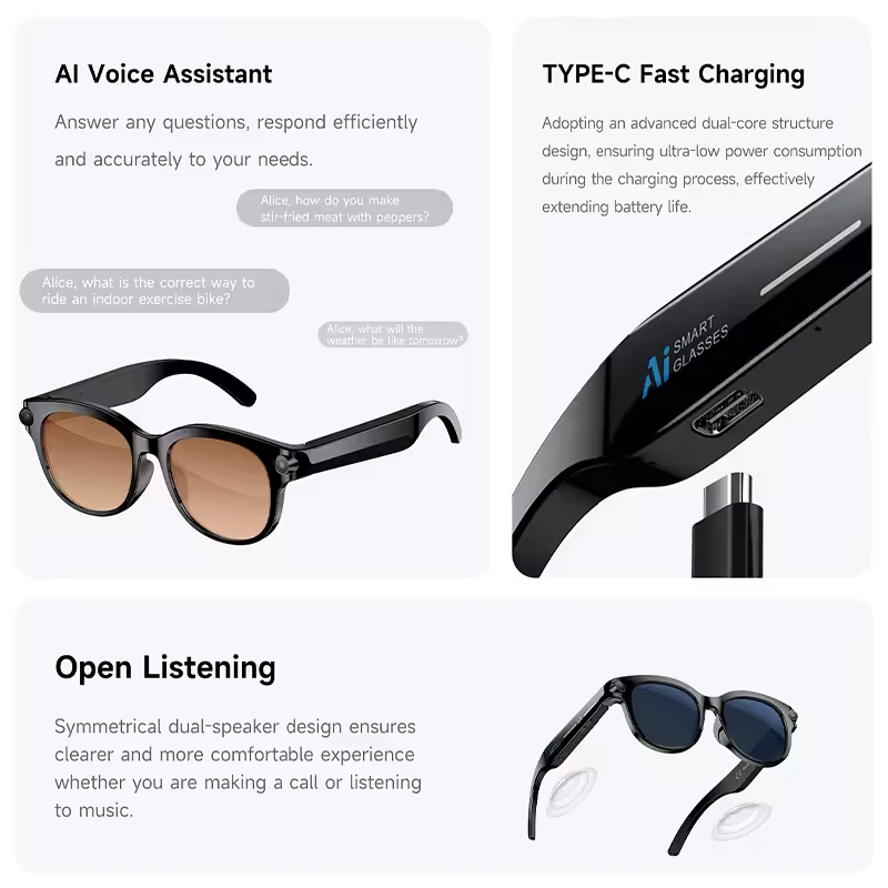 M89-S AI Smart Glasses Equippe - đánh giá và giá Photography Lighting Effects