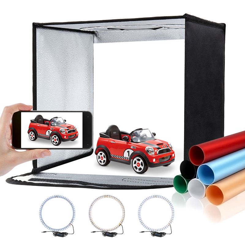 11.8x11.8inch Fold Photo Studi - đánh giá và giá Photography Led Lighting Kit
