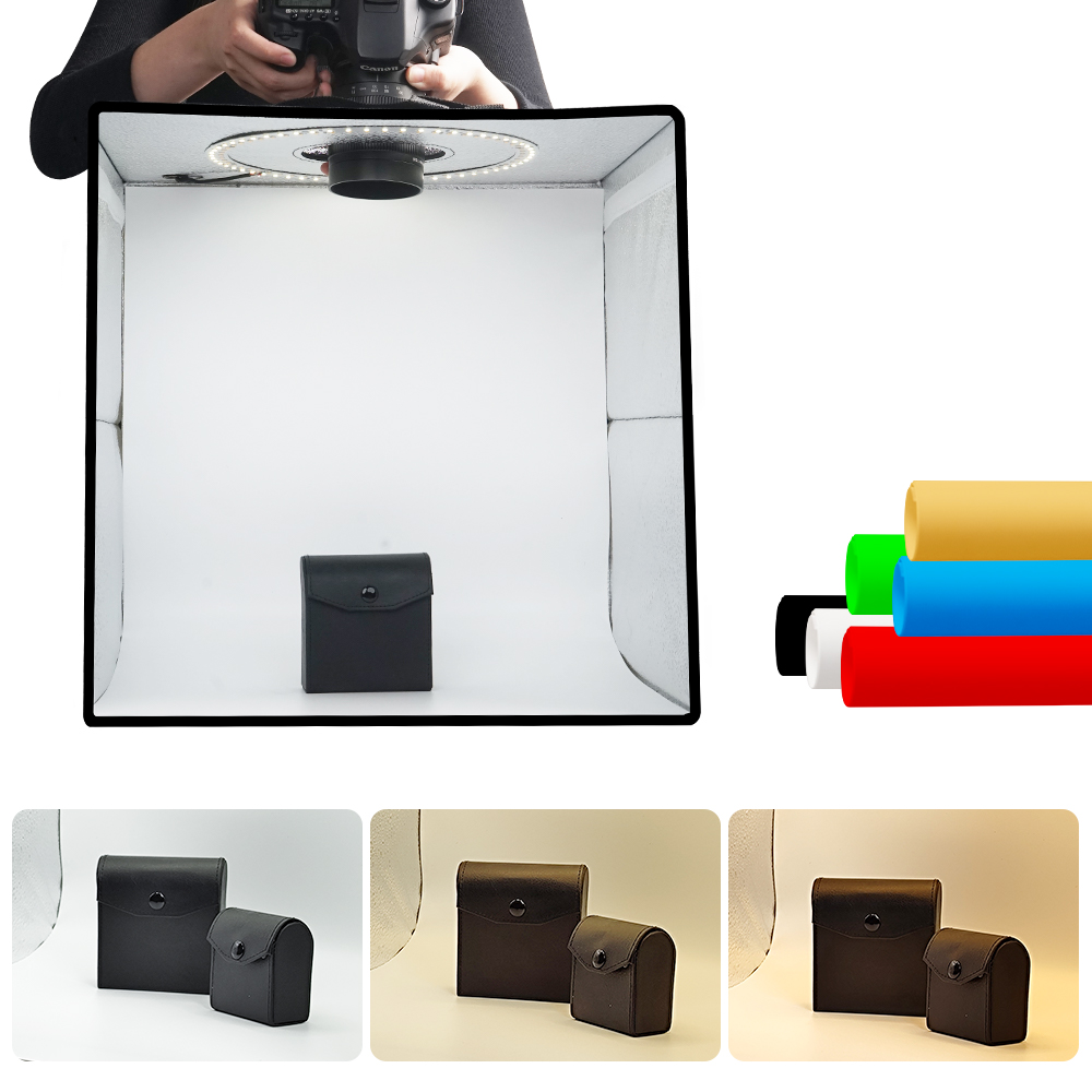 Lightdow Dimmable Photo Box LE - đánh giá và giá Photography Led Lighting Kit