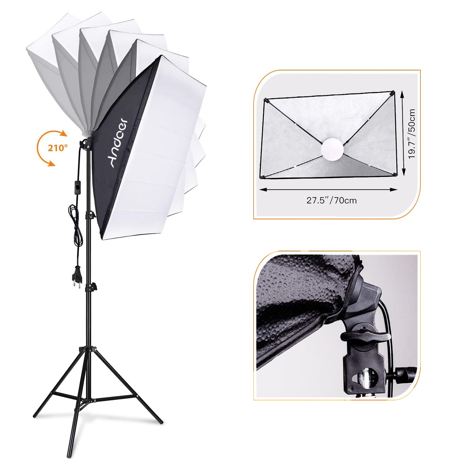 Andoer Studio Photography Ligh - đánh giá và giá Photography Led Lighting Kit