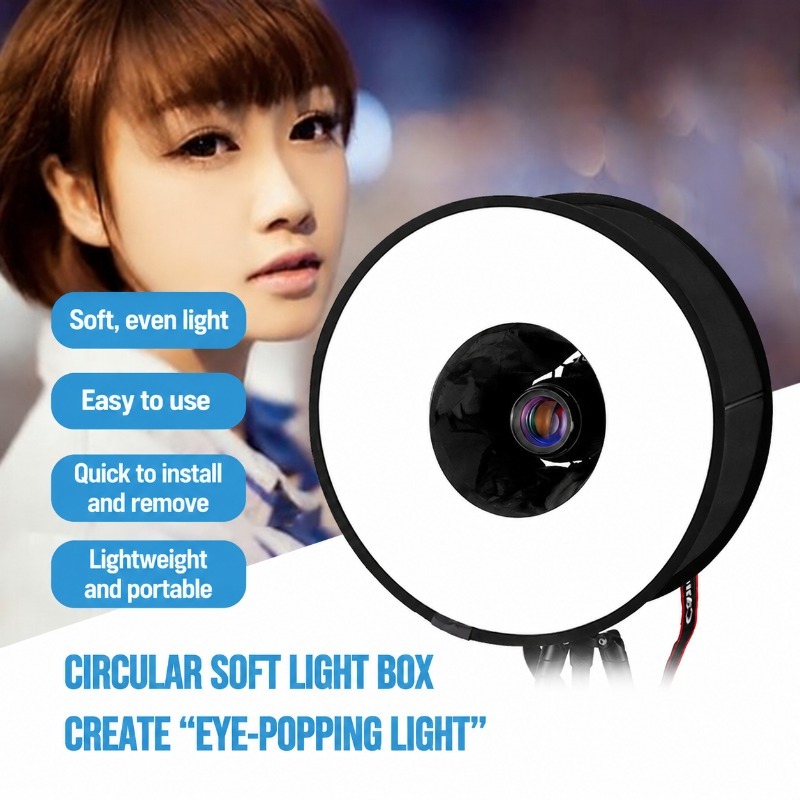 Foldable 45cm Ring‑flash Soft‑ - đánh giá và giá Photography Lighting Types