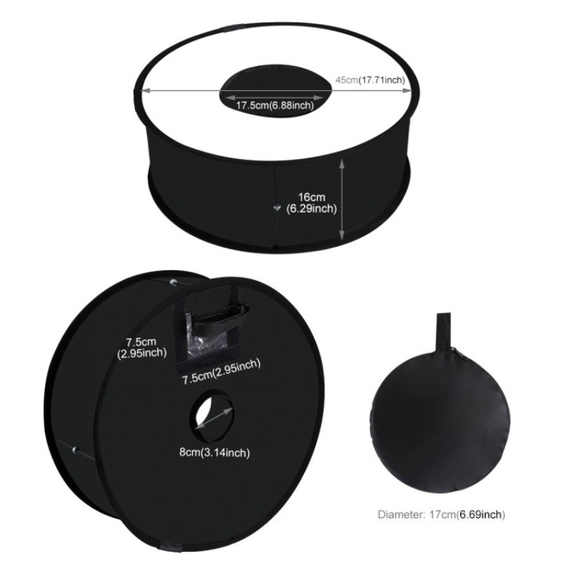 Foldable 45cm Ring‑flash Soft‑ - đánh giá và giá Photography Lighting Types