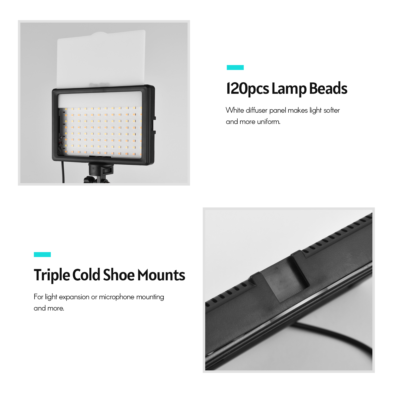 Andoer 2pcs LED Video Light Ki - đánh giá và giá Photography Umbrella Lighting Kit