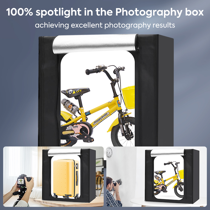 Photo Studio Photo Box Kit,120 - đánh giá và giá Photography Led Lighting Kit
